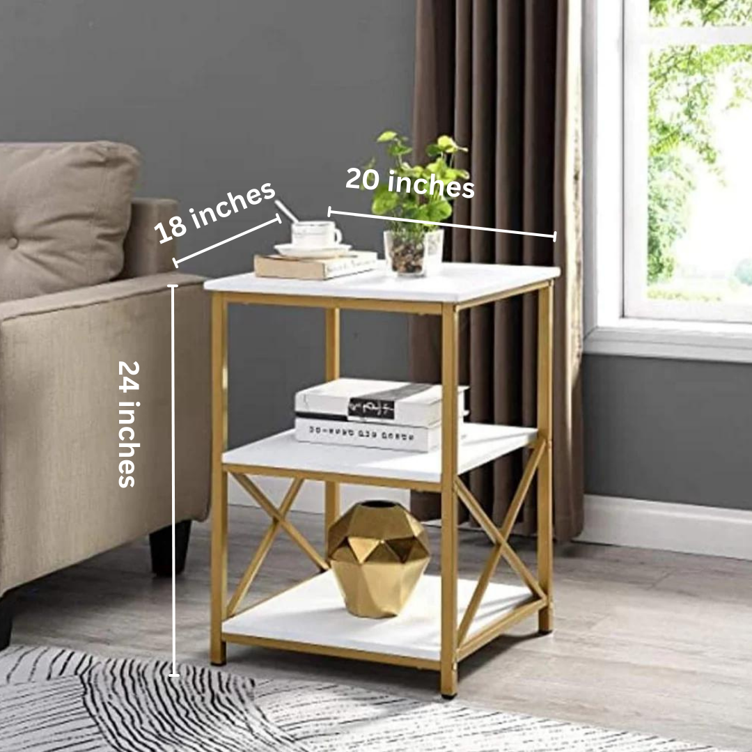 Stainless Steel Modern Style Sofa Side Table With Chrome Finish| SST-5115