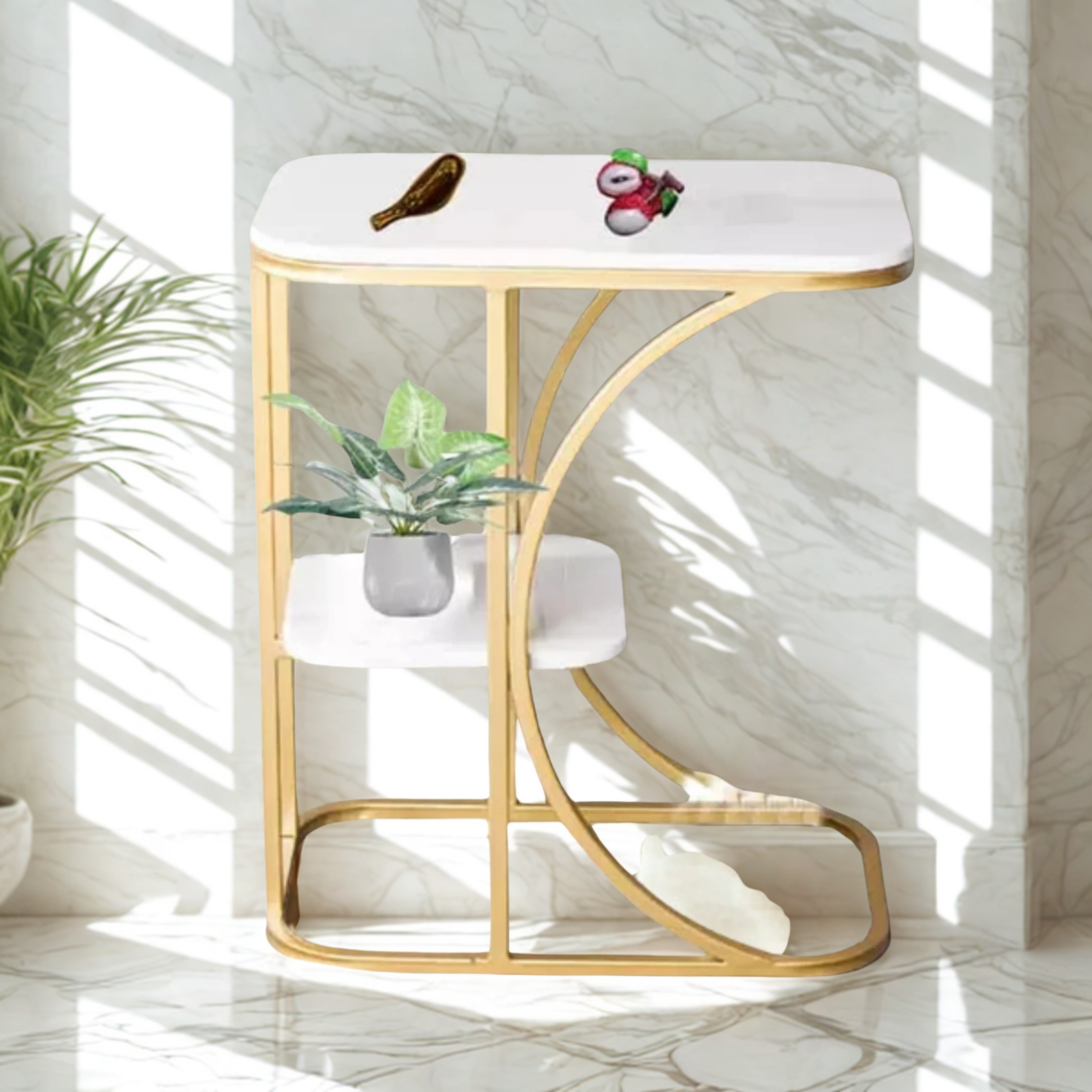Bedside Cabinets C-shaped  Side Table |  MST-0351
