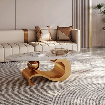 Luxury Pedestal Coffee Table | SST-5023