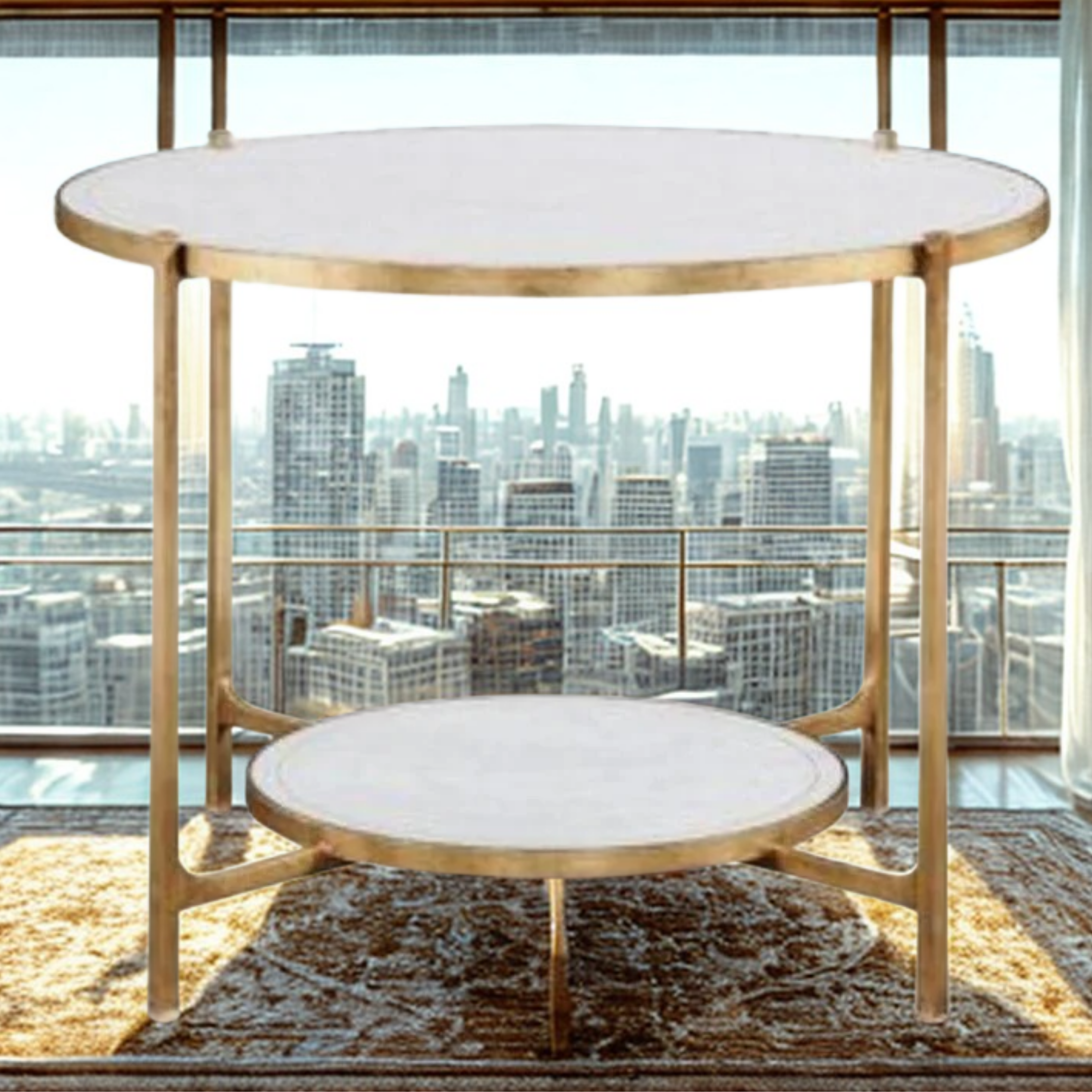 Double Layer Multifunction Coffee Table | MST-0103