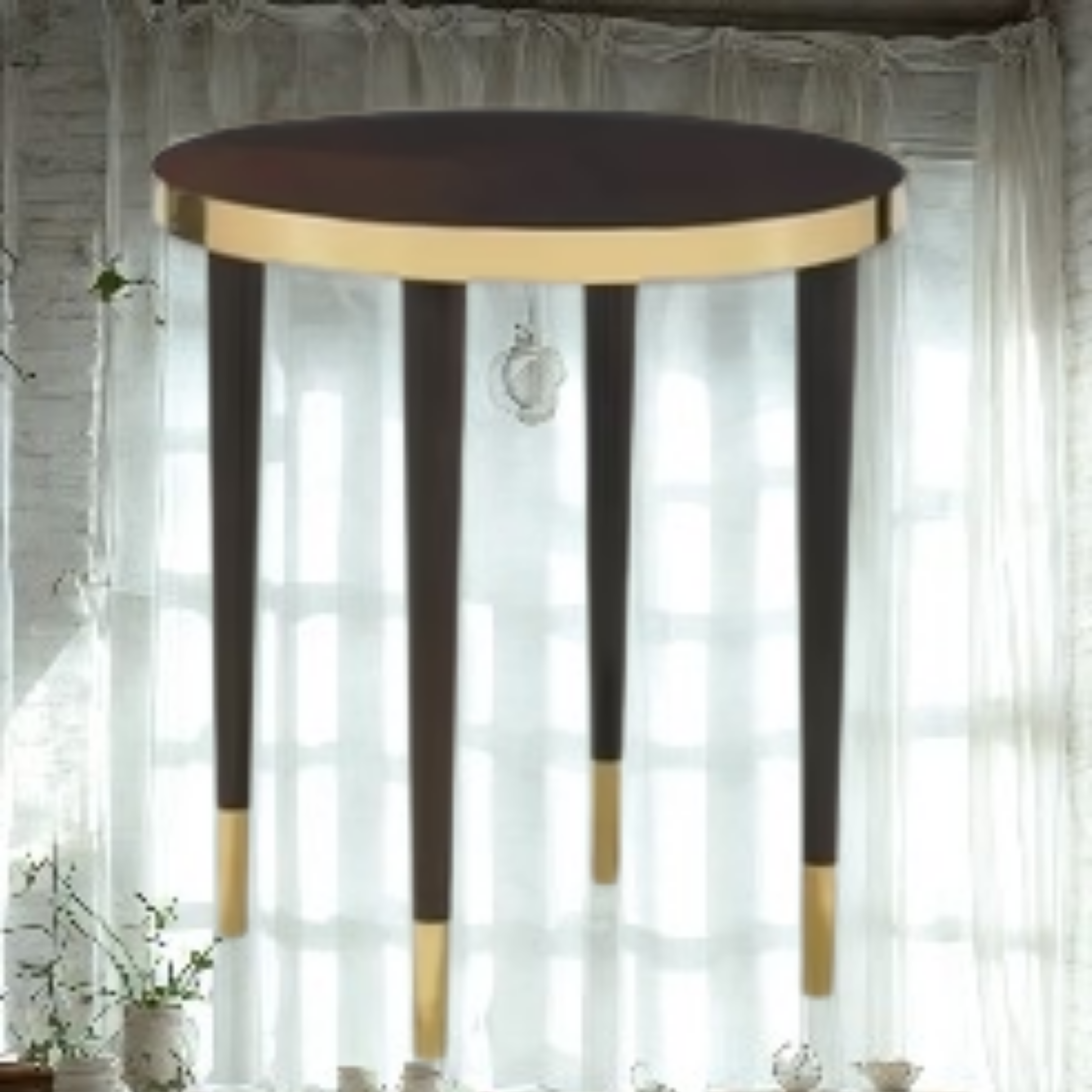 Black Accent Table | MST-0124