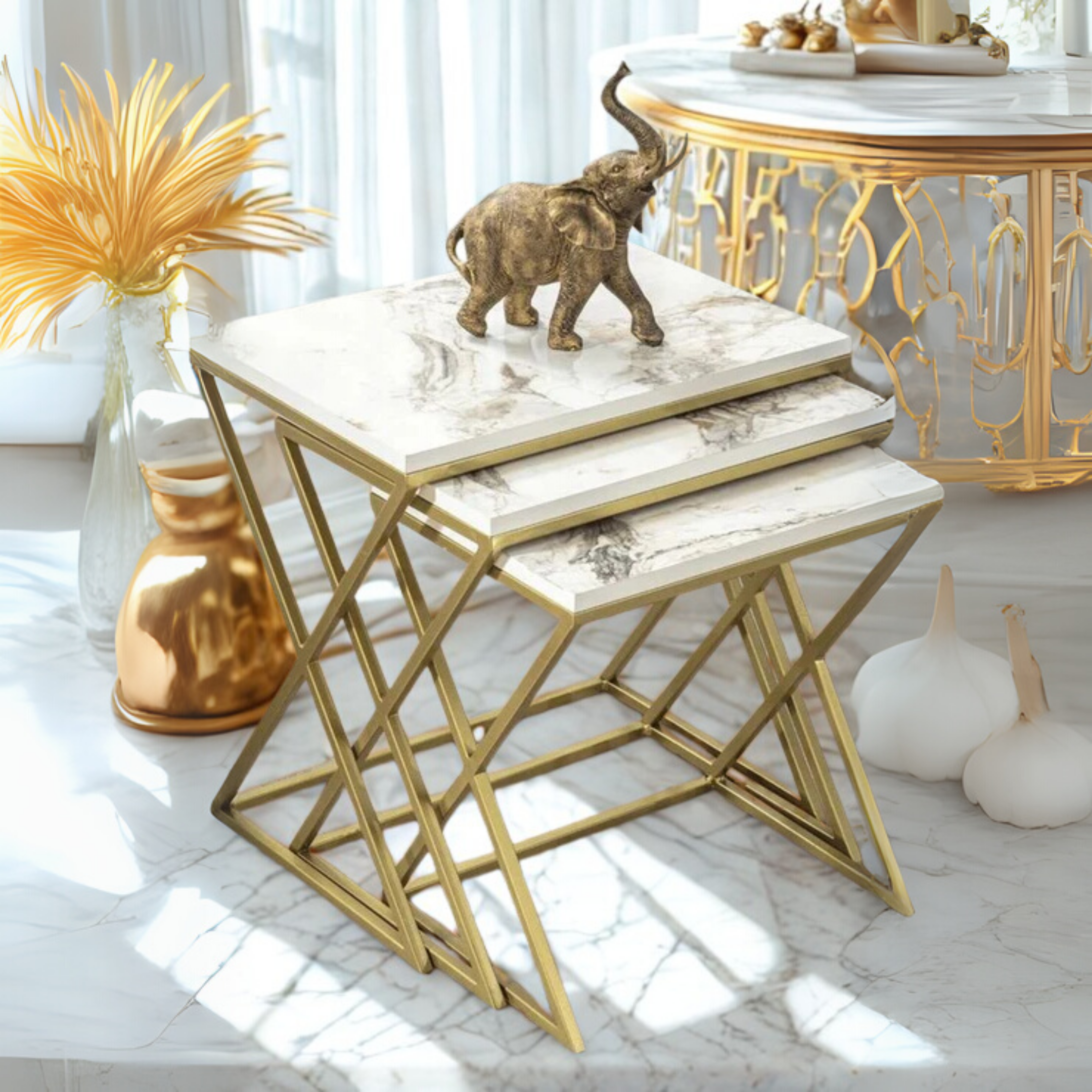 Olywine Nesting Table | MST-0324