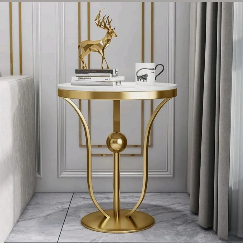 Round End/Side Metal Table with MDF Top | MST-0112
