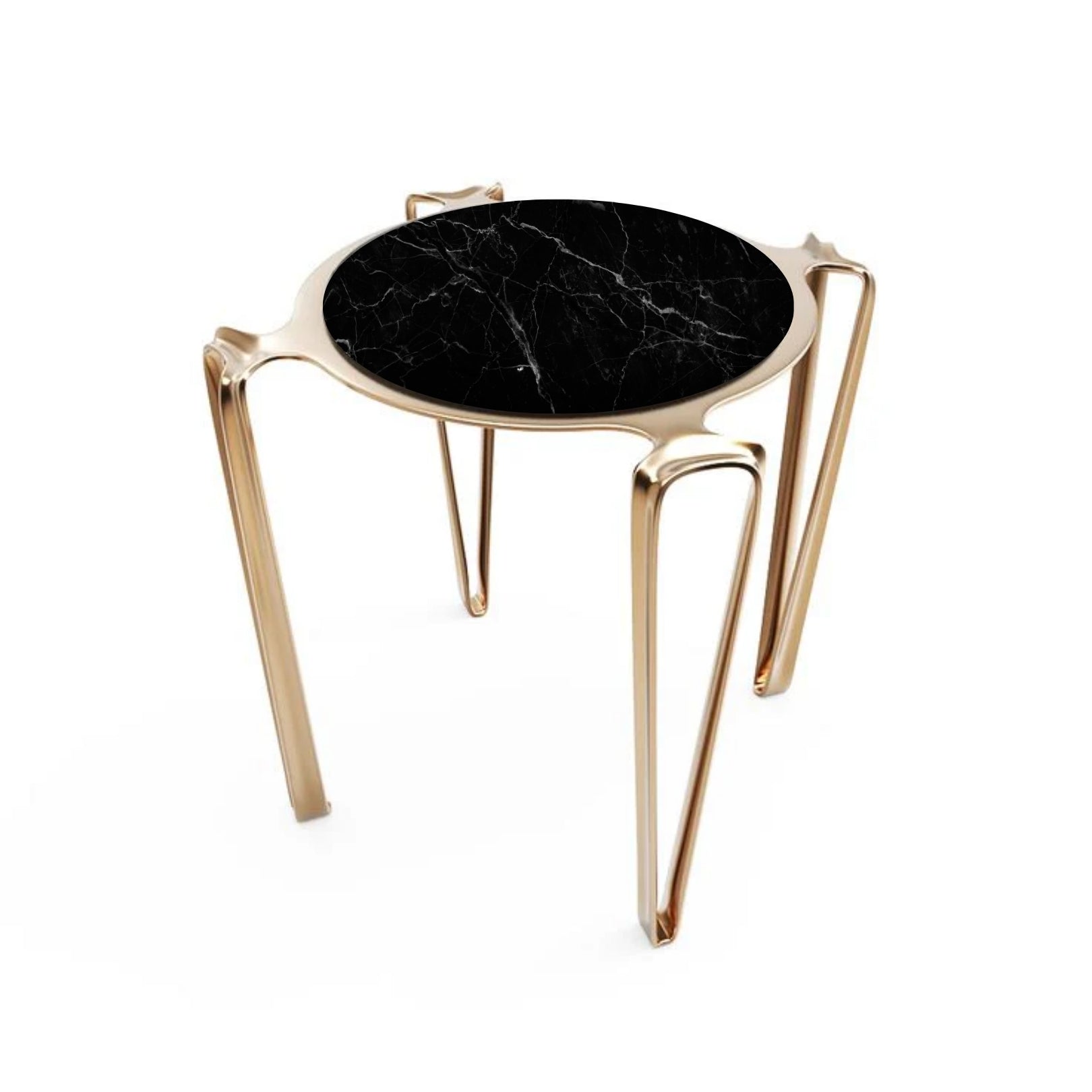 Luxury Style Coffee Table with Chrome Finish | SST-5035