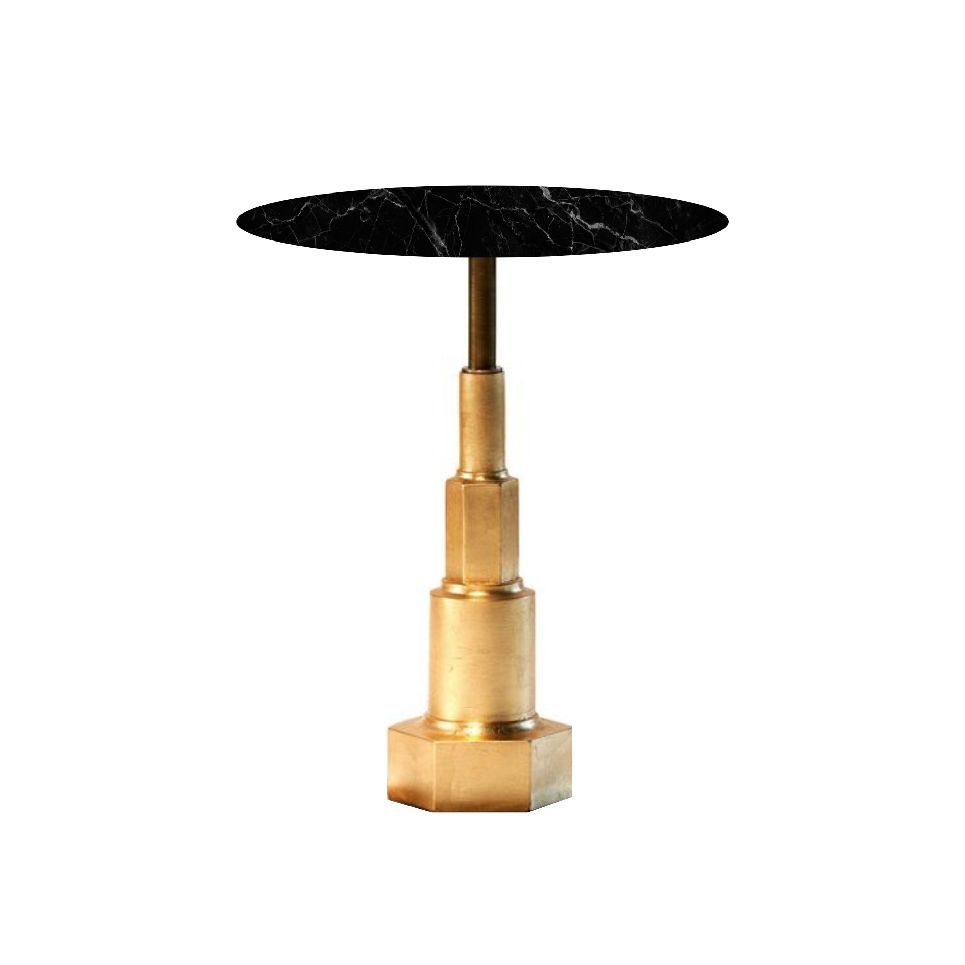 Stainless Steel Royal Look Side Table With Chrome Finish | SST-5067