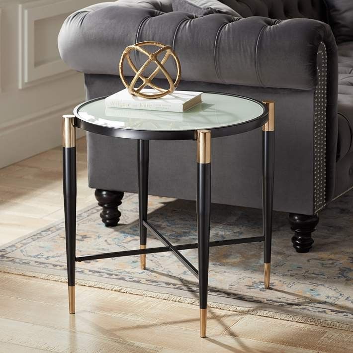 Round End Table for Living Room | MST-0302