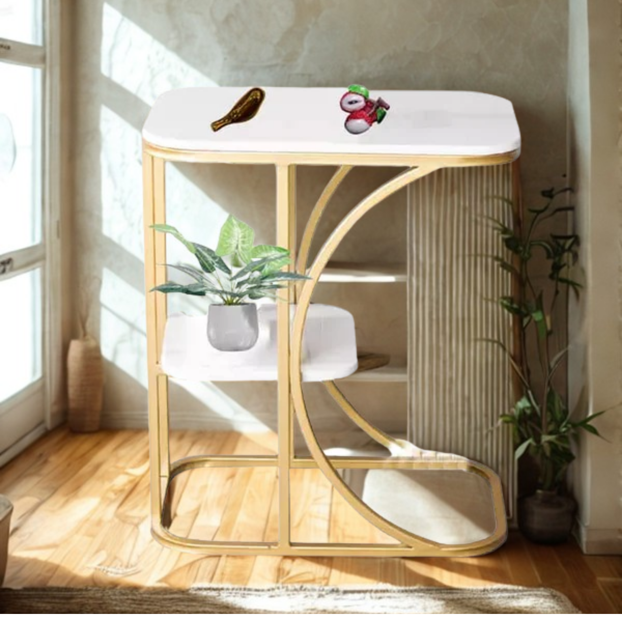 Bedside Cabinets C-shaped  Side Table |  MST-0351