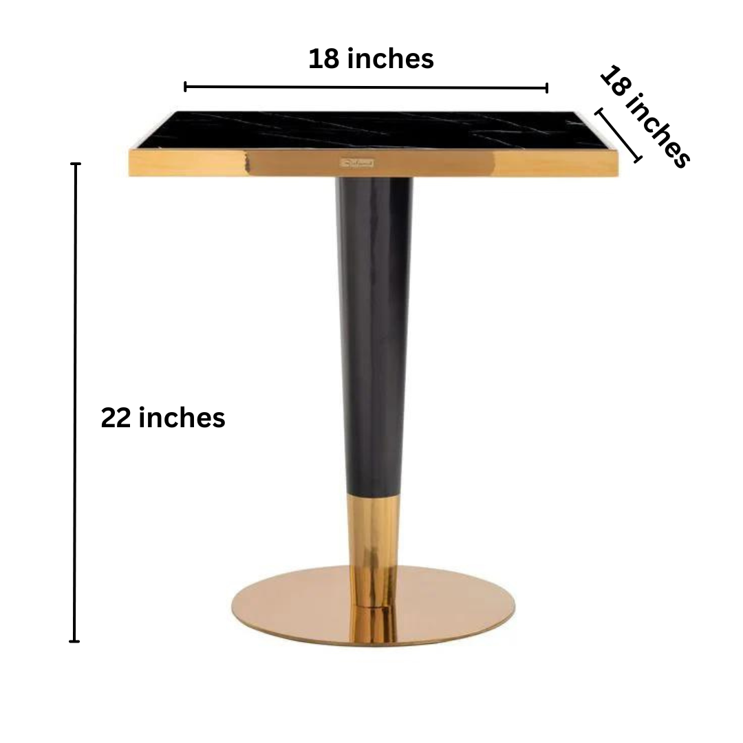 Black & Gold Coffee Table | MST-0278
