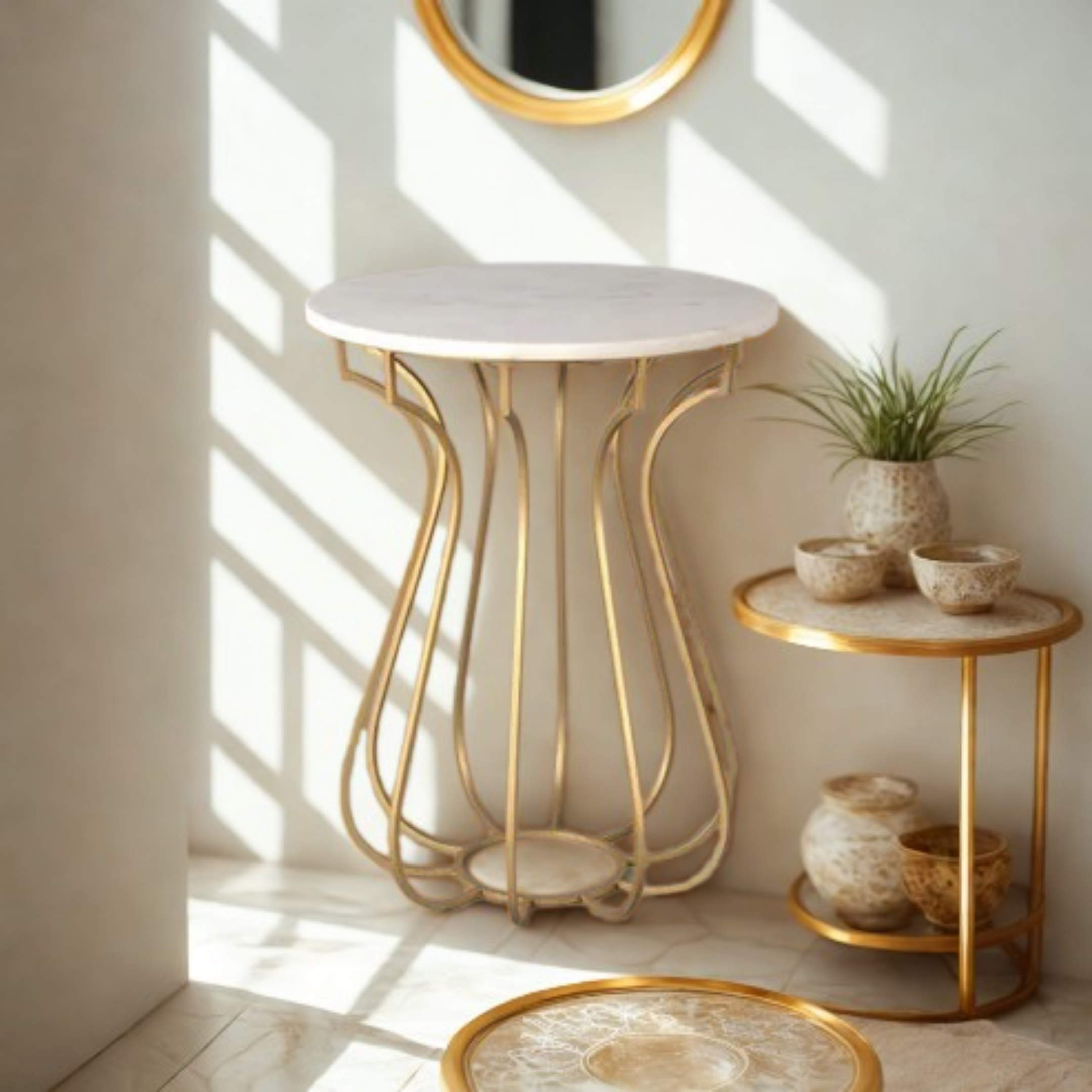 Best Home Fashion Round End Table | MST-0338
