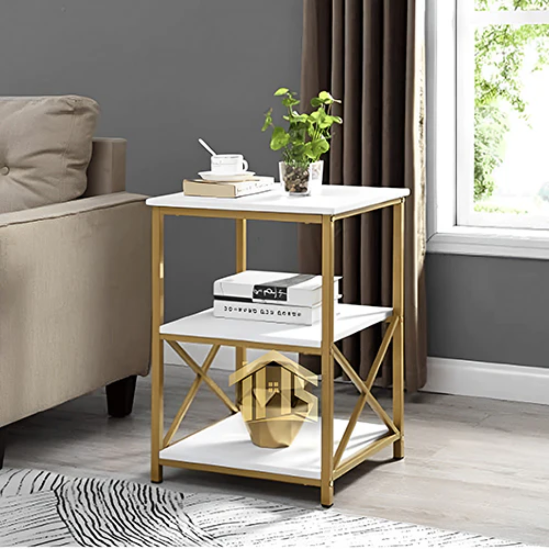 Stainless Steel Modern Style Sofa Side Table With Chrome Finish| SST-5115