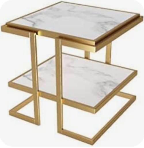Square 2-Tier Sofa Side Table | MST-0227