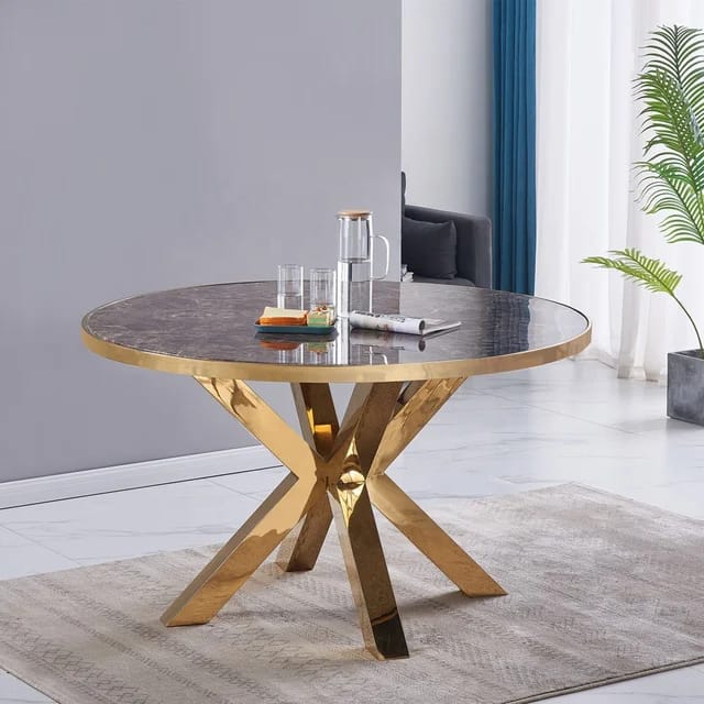 Classic Coffee Table With Chrome Finish | MTC-0438